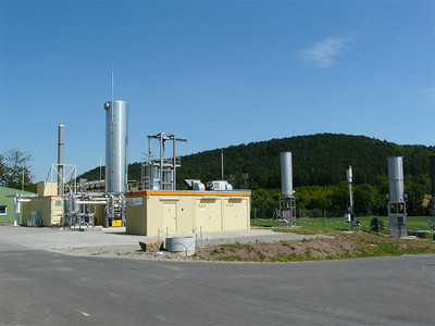 Usleben -  Biogasaufbereitung zu Biomethan als Kraftstoff (Quelle: Mark Paterson)